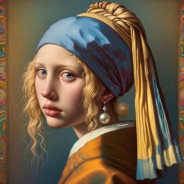 NightCafe_girl with a pearl earing_DALL-E3